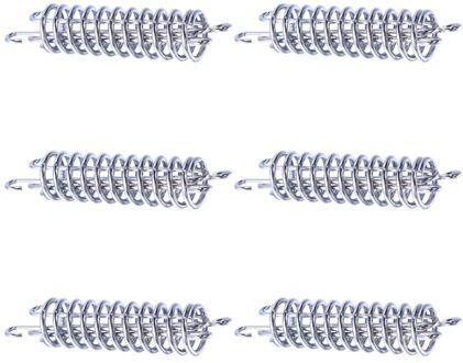 6Pcs Camping Tent Voorjaar Gesp Tent Wind Lente Touw Gesp Outdoor Camping Hoge Sterkte Staal Touw Gesp Luifel Vaste gesp