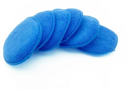 6Pcs Clean Buffer Car Cleaning Zacht Voertuig Accessoires Foam Applicator Autowas Spons Stof Verwijderen Auto Care Polijsten Pad 6 stk