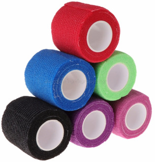 6pcs Disposable Self-adhesive Elastic Bandage for Handle Grip Tube Tattoo N15 19 Dropship