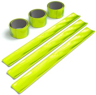 6Pcs Fiets Reflecterende Veilig Been Broek Clip Strap Beam Band Bodem Hoge Elastische Siliconen Riem Nacht Rijden Portable Accessoires GN