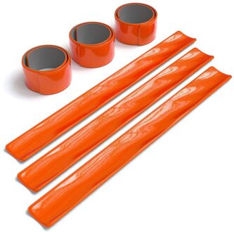 6Pcs Fiets Reflecterende Veilig Been Broek Clip Strap Beam Band Bodem Hoge Elastische Siliconen Riem Nacht Rijden Portable Accessoires of