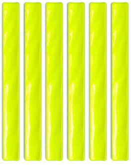 6Pcs Fiets Reflecterende Veilig Been Broek Clip Strap Beam Band Bodem Riem Outdoor Veiligheid In Dark Bicicleta Accessoires #38 GN