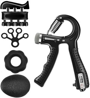 6Pcs Gym Fitness Hand Grip Mannen Verstelbare Vinger Zware Exerciser Sterkte Voor Spier Herstel Hand Gripper Trainer Beige