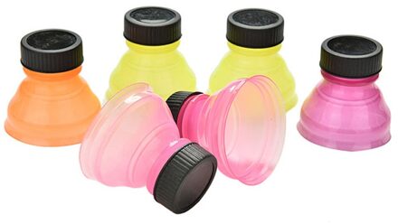 6pcs Kan Omzetten Soda Savers Tops Snap Op Koude Drank Lekvrij Kan Caps Kan Deksel Stof Gratis Sealer #904