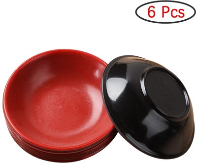 6Pcs Keuken Voedsel Saus Gerechten Breken Slip Vaatwasser Ronde Mosterd Saus Kleine Gerechten Dompelen Bowls Voor Woningen Restaurants