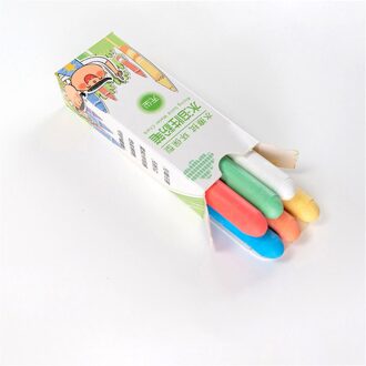 6Pcs Kleurrijke Milieuvriendelijke Stofvrij Krijt Pennen Verwijderbare Water Oplosbare Mark Pennen Voor Blackboard School Stationery Office Supply 6stk kleurrijk chalks