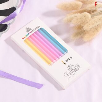 6Pcs Lange Enkele Pack Verjaardag Glitter Verf Goud Zilver Slanke Potlood Kaars Bruiloft Licht Potlood Kaars Bruiloft Licht