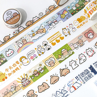 6PCS/LOT zoo class series cute cartoon decoration paper masking washi tape