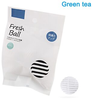 6Pcs Mini Bal Vorm Schoen Deodorant Droger Vochtvanger Anti-Milde Schoenen Deodorant BOM666 groen thee