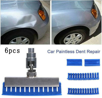 6pcs No-Paint Dent Removal Slide Hammer Tool Puller Lifter Corrosion Resistant Waterproof Car Body Repair Tools
