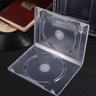 6Pcs Opbergdoos Transparant Case Pakket Draagbare Voor Home Cinema dubbele Disc