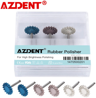 6pcs/pack Azdent Dental composite polishing diamond system RA disc 14mm wheel Applicable on composite,ceramic and Zircon