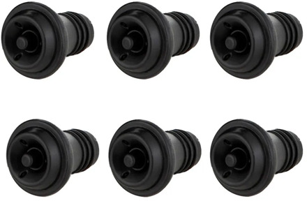 6Pcs Rubber Wine Stopper Vacuum Suction Bottle Stopper Vacuum Preserver Stoppers Sealing Preserver Wine Drinks Bottle#25