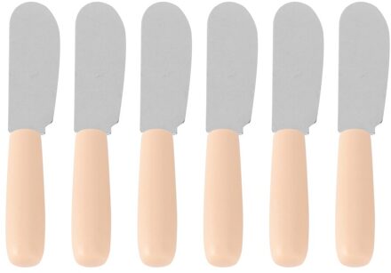 6Pcs Rvs Handvat Boter Siliconen Keuken Gebruiksvoorwerp Set Koken Gereedschap (Handvat)