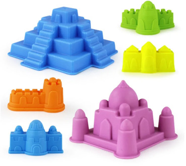 6Pcs Sand Sandbeach Castle Model Kids Beach Castle Water Tools Toys Sand Game funny Educational Toys For Children Best Gift