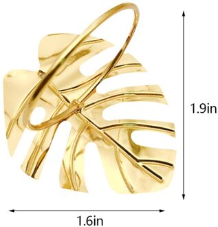 6Pcs Serviette Ring Citroen Servetring Hotel Servet Houder Cirkel Party Tafel Decor Servet Gesp West Diner Handdoek Party bruiloft Leaf A