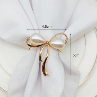 6Pcs Serviette Ringen Legering Servet Houder West Diner Handdoek Servet Ring Party Decoratie Tafel Decoratie Accessoires Tool