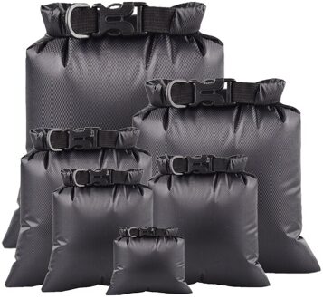 6pcs/set Outdoor Dry Waterproof Bag Dry Bag Sack Waterproof Floating Dry Gear Bags For Boating Fishing Rafting Swimming