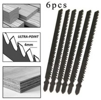 6Pcs T744D 180Mm Ultra-Lange Jigsaw Saw Blades Snelle Snijden Set Houtbewerking Tool Voor Hout Plastic Snijden disc