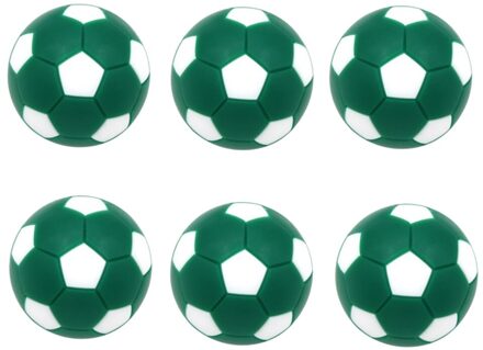 6Pcs Tafelvoetbal/Voetbal Game Tafel Voetbal Ballen Voor Volwassenen, kids Indoor Familie Sport Speelgoed Spel-Keuze Van Kleur groen