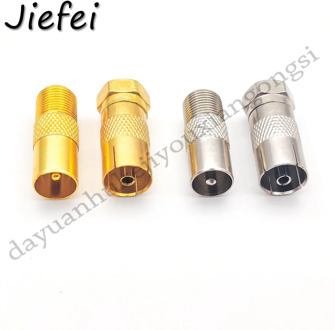 6Pcs TV Antenna Coaxial F Connector TV Coaxial plug STB Quick Plug RF Coax F Female / Male To RF Male / Female Connector
