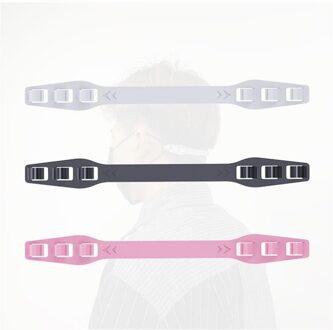 6Pcs Verstelbare Oor Protector Haak Extension Soft Riem Gesp Voor Masker Dragen Oor Saver Grips Clips Masker Lanyard Houder gesp 3stk