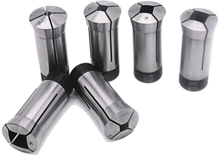 6Pcs Vierkante Gat Type 5C Spantang Voorjaar Spantang, bereik Van 4Mm 6Mm 8Mm 10Mm 12Mm 14Mm Voor Freesmachine