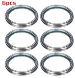 6Pcs Washer Olie Afvoer Pakking 16Mm Voor Subaru -18 Nuttig