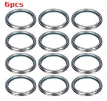 6Pcs Washer Plug Pakking Set 803916010 Voor Subaru -18 Nuttig Duable