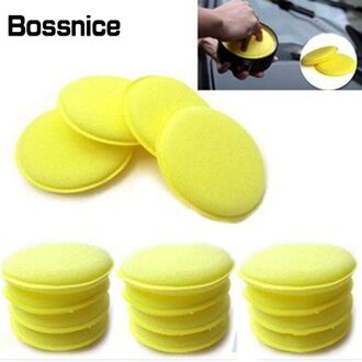 6Pcs Wassende Poolse Wax Foam Sponge Applicator Pads Voor Clean Cars