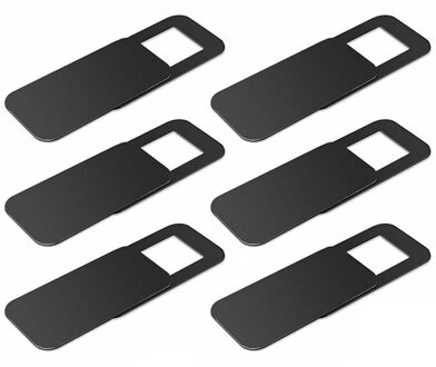 6Pcs Web Cam Cover Sluiter Slider Abs Plastic Camera Cover Voor Telefoon Laptops Mobiele Telefoon Lens Privacy Sticke