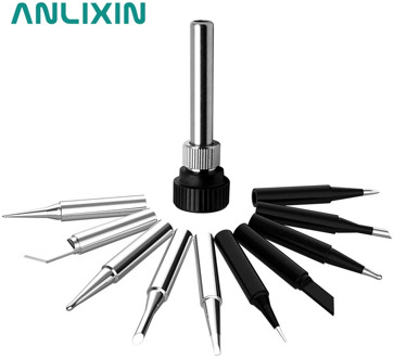 6PCS Welding Tips Lead-free Handle Solder Soldering Iron Tips For Soldering Rework Station Tools Repair For 936 937 938 969 858