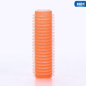 6Pcs Zelf Grip Haar Rollen Cling Elke Grootte Thuis Salon Diy Haar Styling Tools Kappers Haarkrulspelden Roller 01 1.5X6.3CM