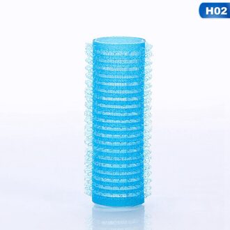6Pcs Zelf Grip Haar Rollen Cling Elke Grootte Thuis Salon Diy Haar Styling Tools Kappers Haarkrulspelden Roller 02 2.0X6.3CM