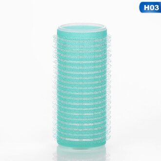 6Pcs Zelf Grip Haar Rollen Cling Elke Grootte Thuis Salon Diy Haar Styling Tools Kappers Haarkrulspelden Roller 03 2.5X6.3CM