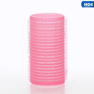 6Pcs Zelf Grip Haar Rollen Cling Elke Grootte Thuis Salon Diy Haar Styling Tools Kappers Haarkrulspelden Roller 04 3.0X6.3CM