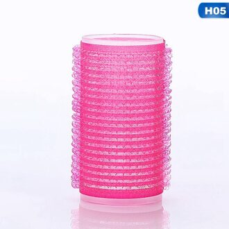 6Pcs Zelf Grip Haar Rollen Cling Elke Grootte Thuis Salon Diy Haar Styling Tools Kappers Haarkrulspelden Roller 05 4.0X6.3CM