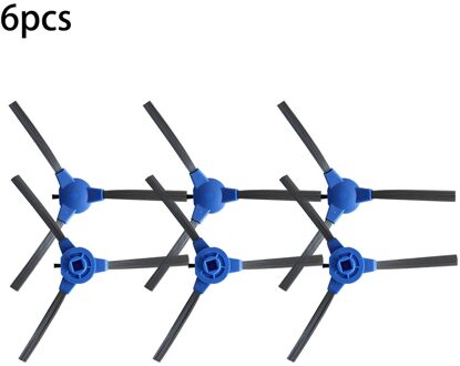 6Pcs Zijborstels Voor Eufy Robovac G10 Hybrid Robot Stofzuiger Onderdelen Veegmachine Gereedschap Accessoires Sweepping Stof In Stof doos