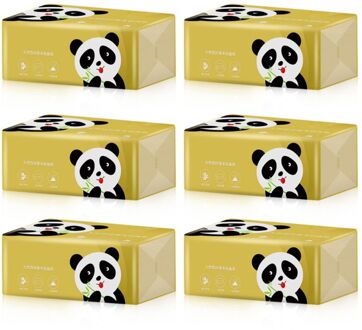 6Pcs Zijdezachte Zachte Premium 3-Ply Toiletpapier Keuken Wc Facial Weefsels