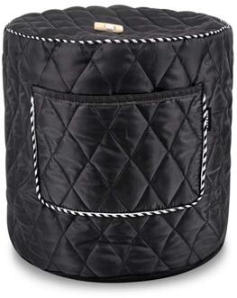 6qt/8qt Thuis Keuken Stofdicht Anti-Statische Beschermende Cover Met Voorvak Voor 8 6 Qt Instant Pot snelkookpan Lucht Friteuse zwart 6QT