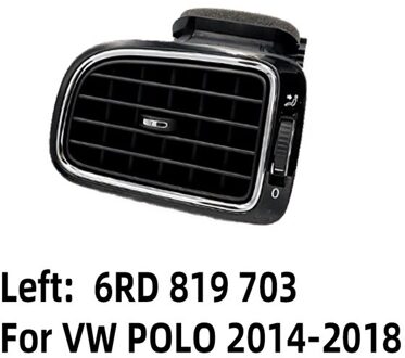 6RD819703 6RD819704 Pianolak Zwart Links Rechts Dashboard A/C Air Outlet Vent Voor Vw Polo 6R0 819 703 6R0 819 704 Piano zwart links