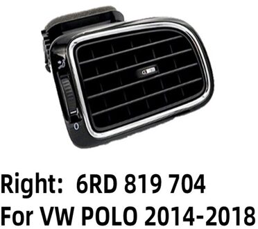 6RD819703 6RD819704 Pianolak Zwart Links Rechts Dashboard A/C Air Outlet Vent Voor Vw Polo 6R0 819 703 6R0 819 704 Piano zwart rechtsaf