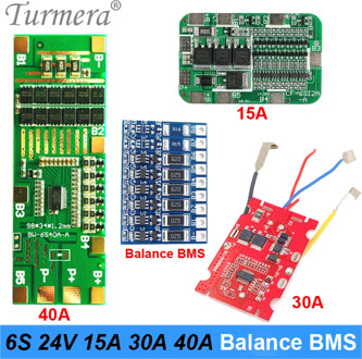 6S 24V 25V 15A 30A 40A Balance BMS Lithium Battery Protected Board for 25V Screwdriver Battery and 24V Gun Muscle Massager new