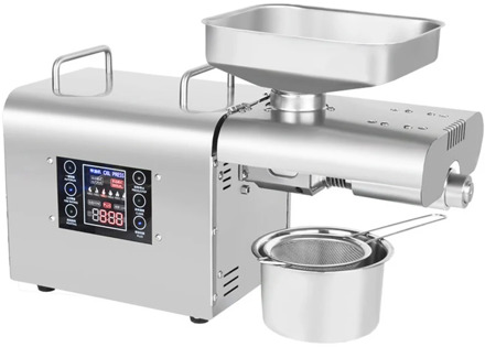 6Speed LCD Oil Press Machine Automatic Intelligent Cold Press Oil Machine Olive Oil Extractor Smart Heaters Touching