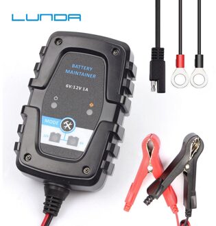 6V 12V 0.75A 750mA Automatische Smart Battery Charger Beheerder Voor Motorfiets Auto Scooter Deep Cycle Agm Gel Vrla batterij Oplader US plug