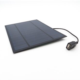 6V 6W Zonnepaneel Charger Polykristallijne Zonnecel DIY Solar Charge Batterij kabel 30cm 5V USB output Zonnepaneel 6VDC