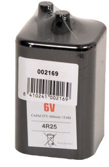 6V batterij voor Foxlight - 6V