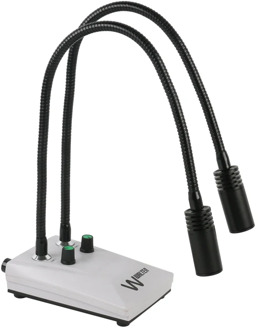 6W 7500K High Brightness LED Gooseneck Light Illuminator Lamp Spotlight Lamp Fill Light For Industry Video Microscope Camera