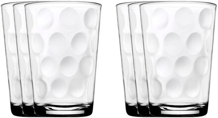 6x Drinkglazen/waterglazen Space glas 21 cl