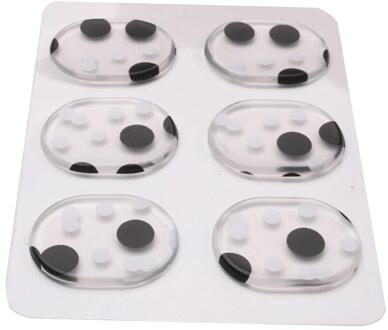 6x Drum Demper Gel Pads Drums Tone Control Siliconen Drum Dempers Reuseable zwart